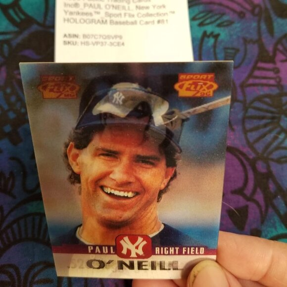 1996 Pacific Trading Cards Inc®_PAUL O'NEILL, New York Yankees™_Sport Flix - Picture 2 of 3